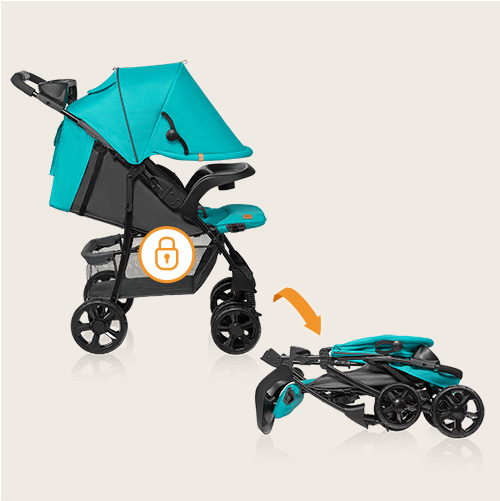 Lionelo Emma Plus Vivid Turquoise — Buggy
